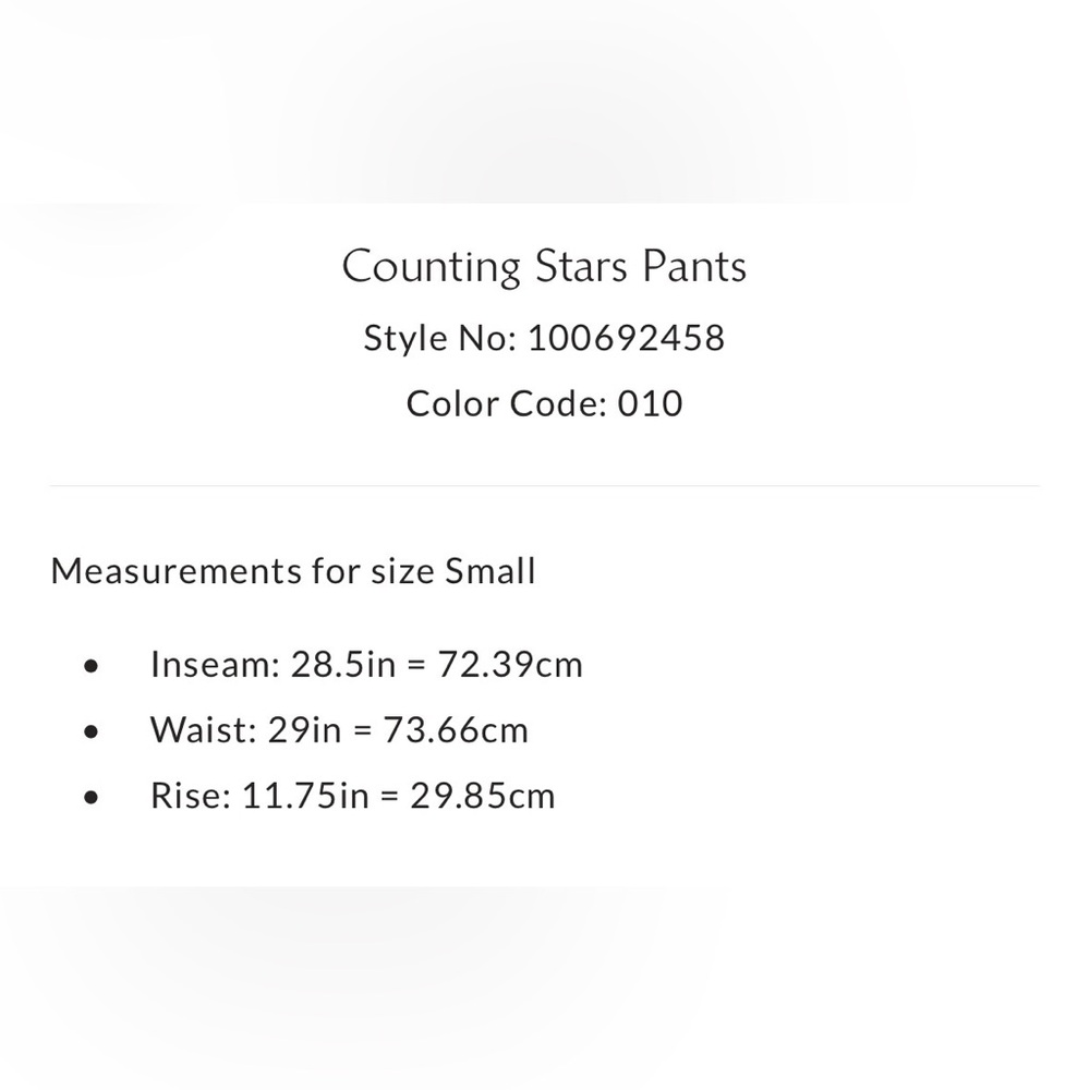 NWT Free People Counting Stars Pants White Nylon - Picture 6 of 7